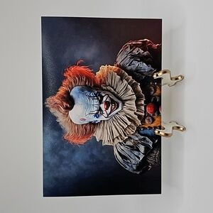 4x6 Pennywise The Clown IT Scary Fantasy Wall Art Watercolor Oil Painting Print